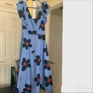 Kate Spade Blue Floral Dress